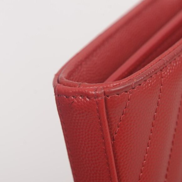 ♥️Saint Laurent Paris Envelope Red Small Leather Shoulder Bag♥️ - Picture 10 of 16